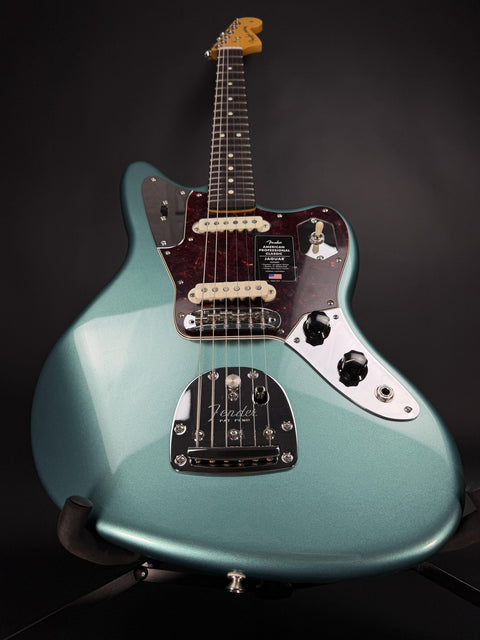 Fender American Professional Classic Jaguar - Faded Sherwood Green Metallic -