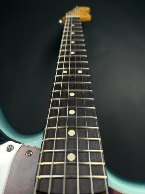 Fender American Professional Classic Jaguar - Faded Sherwood Green Metallic -