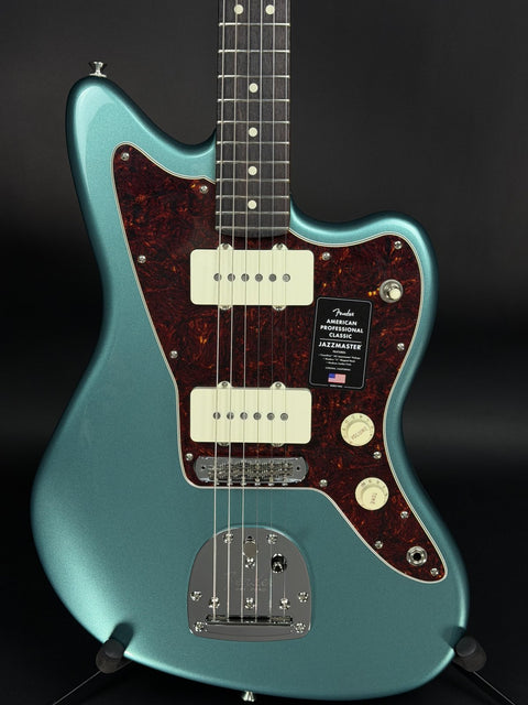 Fender American Professional Classic Jazzmaster - Faded Sherwood Green Metallic -