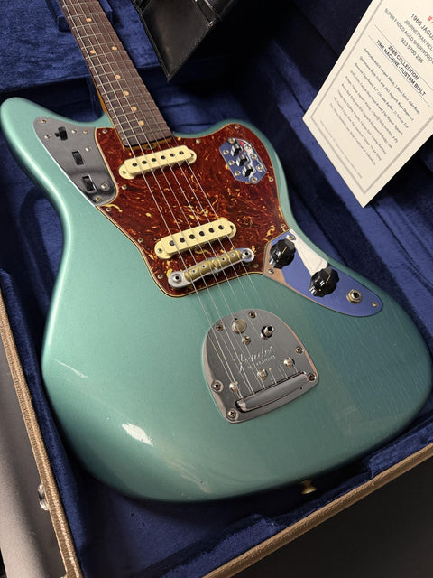 Fender Custom Shop Limited Edition 1963 Jaguar Journeyman Relic - Super Faded Aged Sherwood Green Metallic