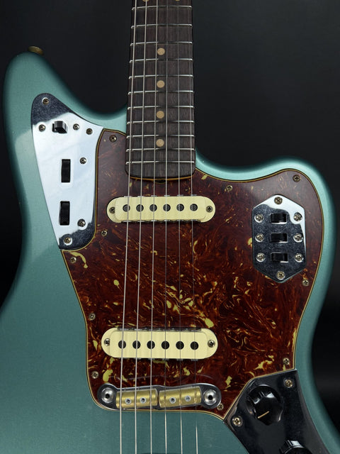 Fender Custom Shop Limited Edition 1963 Jaguar Journeyman Relic - Super Faded Aged Sherwood Green Metallic