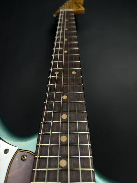 Fender Custom Shop Limited Edition 1963 Jaguar Journeyman Relic - Super Faded Aged Sherwood Green Metallic
