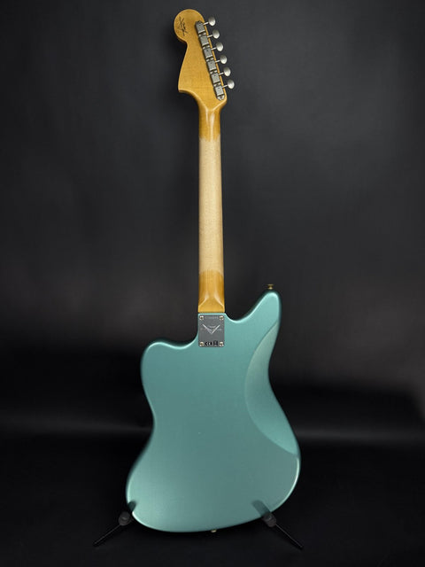Fender Custom Shop Limited Edition 1963 Jaguar Journeyman Relic - Super Faded Aged Sherwood Green Metallic