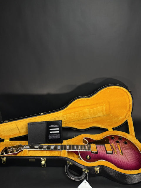 Gibson Custom M2M 1968 Les Paul Custom Reissue - "Cheshire Cat" Pink Burst -