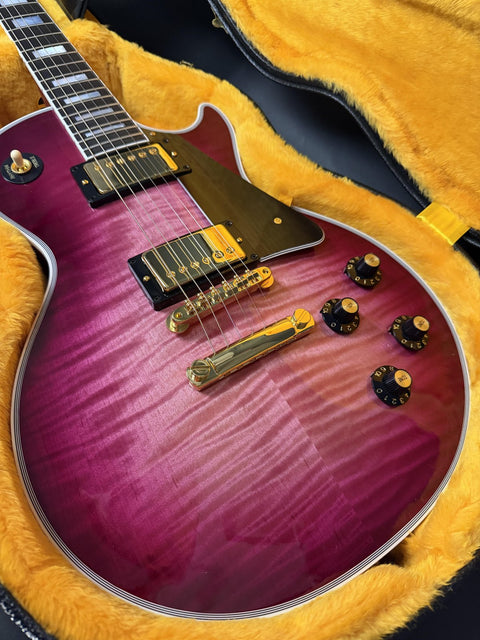 Gibson Custom M2M 1968 Les Paul Custom Reissue - "Cheshire Cat" Pink Burst -