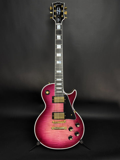 Gibson Custom M2M 1968 Les Paul Custom Reissue - "Treasure Cat" Pink Burst