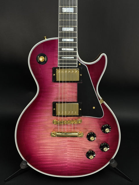 Gibson Custom M2M 1968 Les Paul Custom Reissue - "Cheshire Cat" Pink Burst -
