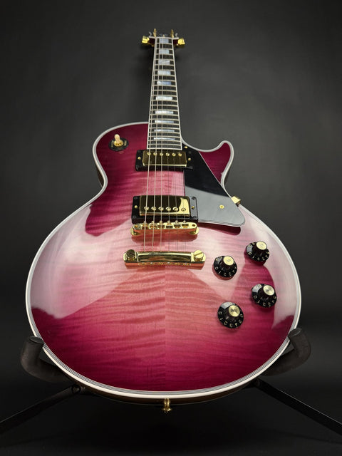 Gibson Custom M2M 1968 Les Paul Custom Reissue - "Cheshire Cat" Pink Burst -