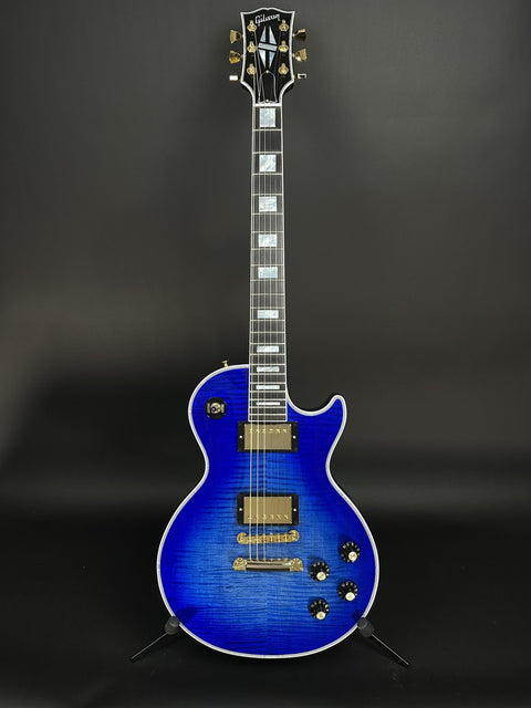 Gibson Custom M2M Les Paul Axcess Custom Figured - Cobalt Burst w/ Gold Hardware -