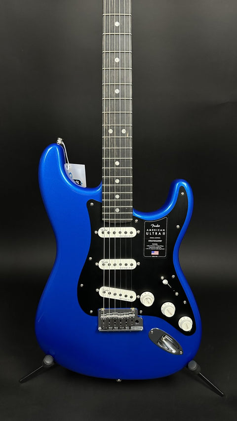 Fender American Ultra II Stratocaster - Noble Blue w/ Ebony Fingerboard - 