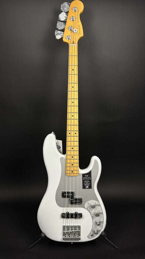 Fender American Ultra II Precision Bass - Avalanche w/ Maple Fingerboard - 