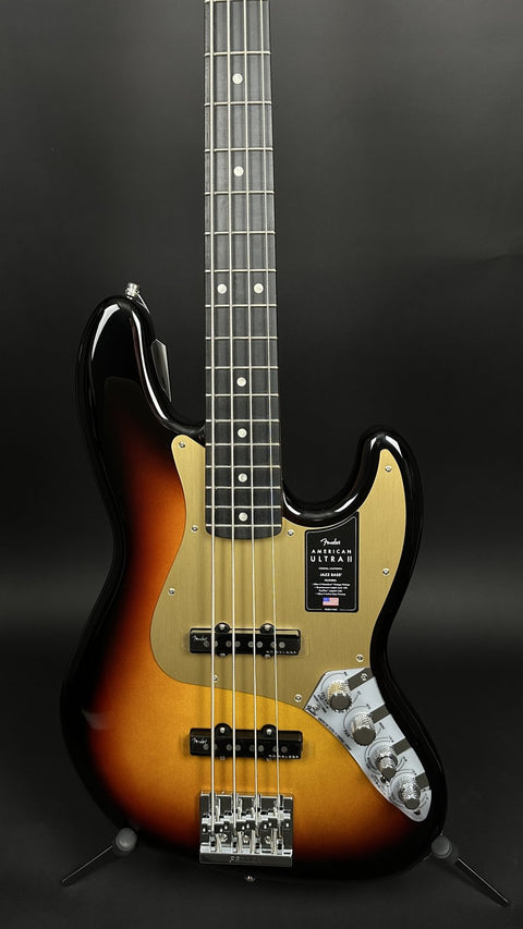 Fender American Ultra II Jazz Bass - Ultraburst w/ Ebony Fingerboard - 