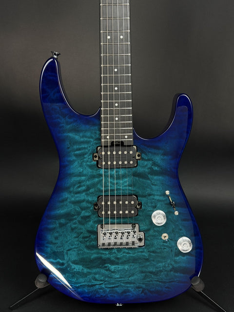 Charvel Pro-Mod Plus Dinky DK24 HH 2 PT E QM - Chlorine Burst -