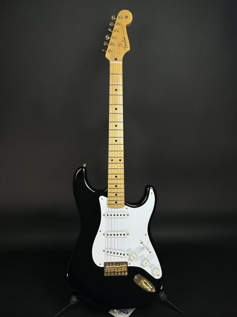 Fender Custom Shop Limited Edition 1954 Stratocaster Hardtail Gold Hardware Deluxe Closet Classic - Black -