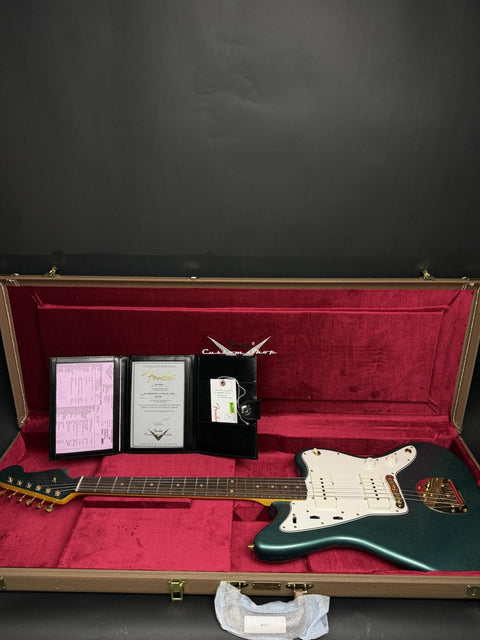 Fender Custom Shop 1962 Jazzmaster Deluxe Closet Classic - Sherwood Green Metallic w/ Gold Hardware