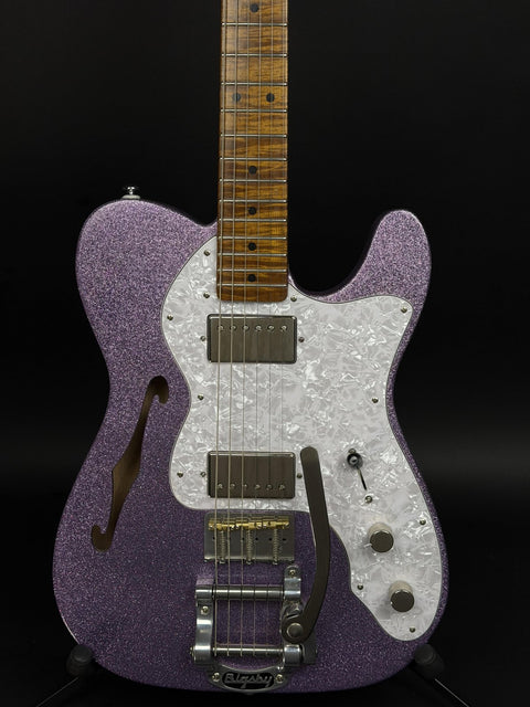 Pre-Owned TMG Gatton Thinline - Purple Amethyst Sparkle