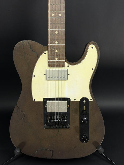 MB Guitars Telecaster HH - Crackle Brown
