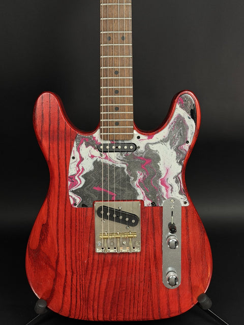 MB Guitars Double Cutaway Telecaster - Red