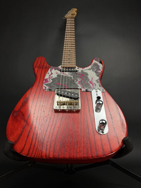 MB Guitars Double Cutaway Telecaster - Red