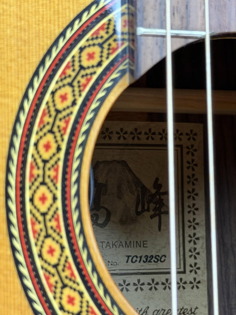 2008 Takamine TC132SC Acoustic-Electric Nylon String Guitar -