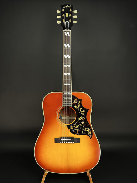 Epiphone Inspired By Gibson Custom 1960 Hummingbird Reissue - Heritage Cherry Sunburst -