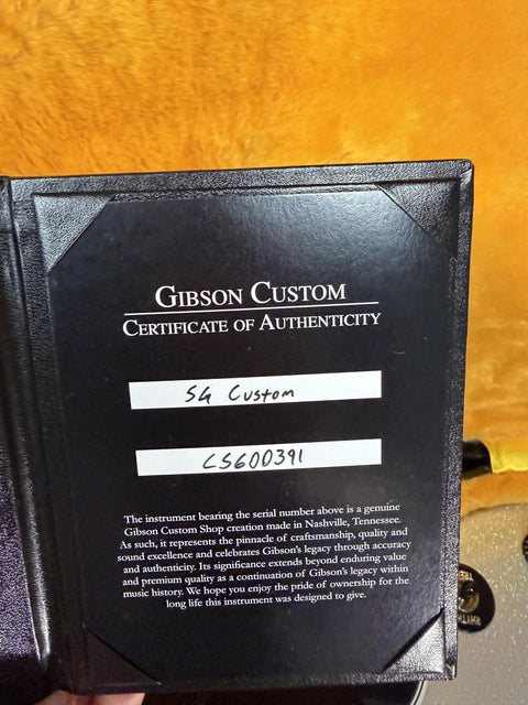 Gibson Custom Limited Edition Greatest Hits Volume II SG Custom - Radiant Sparkle Gloss Nickel Hardware -