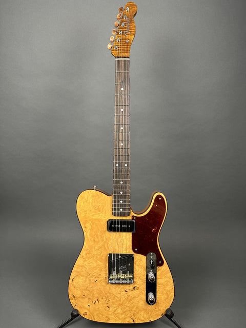 Fender Custom Shop Artisan Collection Maple Burl Telecaster - Aged Natural - 