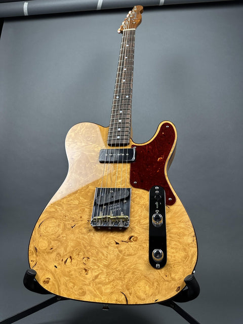 Fender Custom Shop Artisan Collection Maple Burl Telecaster - Aged Natural - 