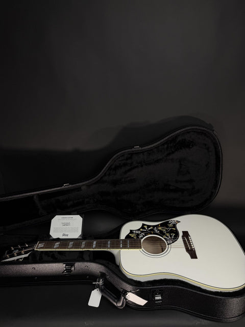 Gibson Custom Limited Edition Greatest Hits Volume II Hummingbird Maple - Alpine White