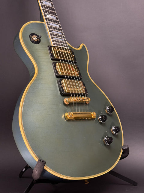 Gibson Custom Les Paul Axcess Custom 3-Pickup Gold Hardware Murphy Lab Ultra Light Aged - Antique Pelham Blue -