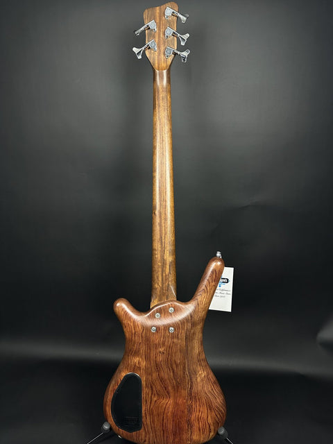 2007 Warwick Pro Series Corvette Standard 5-String Active - Natural Bubinga - 