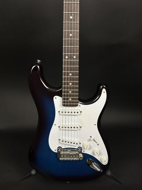 1990s G&L Legacy USA Fullerton Deluxe - Blue Burst w/ Rosewood Fingerboard - 