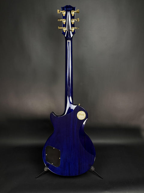 Gibson Custom Les Paul Axcess Custom Figured Top - Caribbean Blue Gold Hardware Gloss