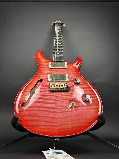 2018 PRS Wood Library Custom 24 Semi-Hollow - Bonnie Pink - 