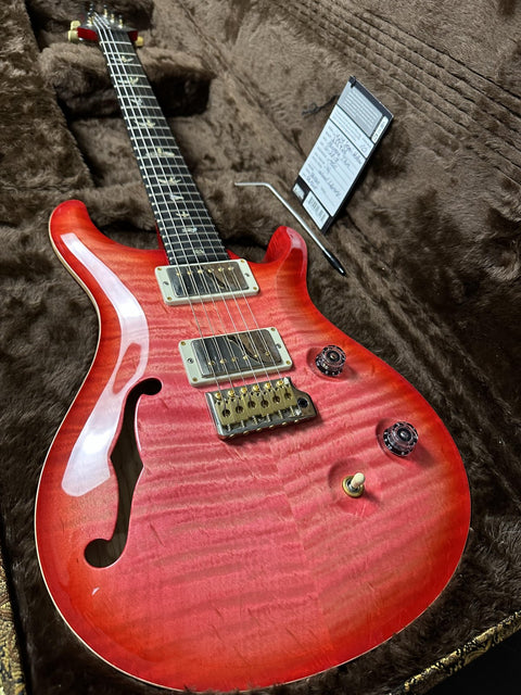 2018 PRS Wood Library Custom 24 Semi-Hollow - Bonnie Pink - 