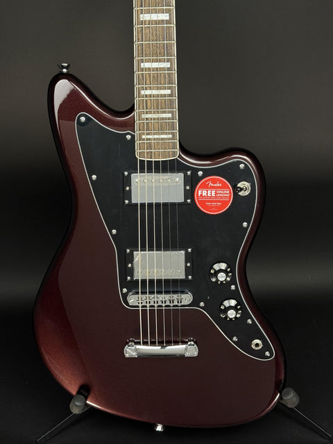 Squier Paranormal Baritone Jazzmaster HH - Oxblood