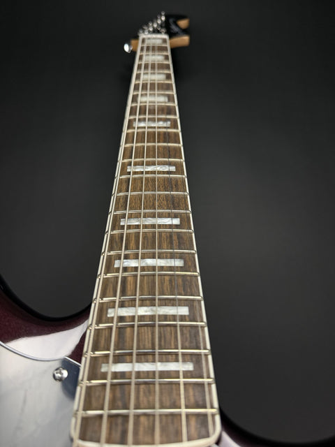 Squier Paranormal Baritone Jazzmaster HH - Oxblood