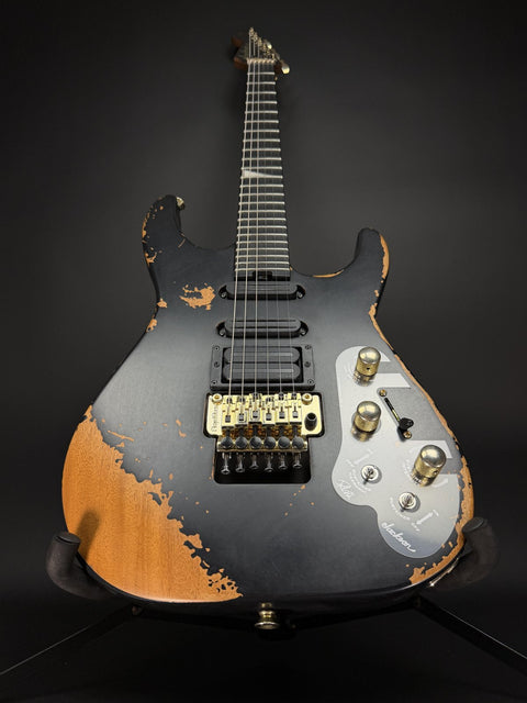 Charvel Pro Series Signature Phil Collen PC1-E - Worn Black