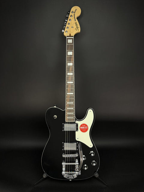 Squier Paranormal Troublemaker Telecaster Deluxe Bigsby - Black -