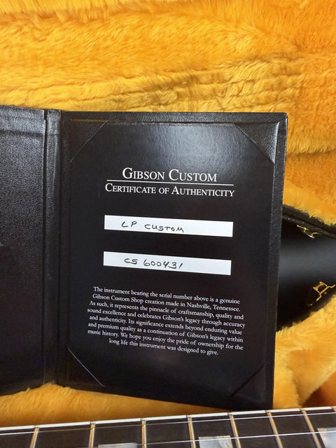 Gibson Custom Limited Edition Greatest Hits Volume II Les Paul Custom F-Hole B7 Bigsby - Two-Tone Green Gloss -