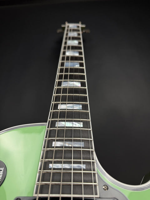 Gibson Custom Limited Edition Greatest Hits Volume II Les Paul Custom F-Hole B7 Bigsby - Two-Tone Green Gloss -