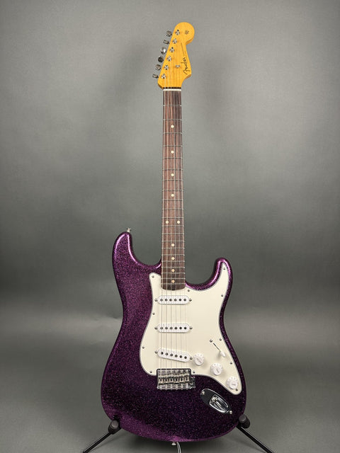 Fender Custom Shop 1960 Stratocaster - Aged Magenta Sparkle - 