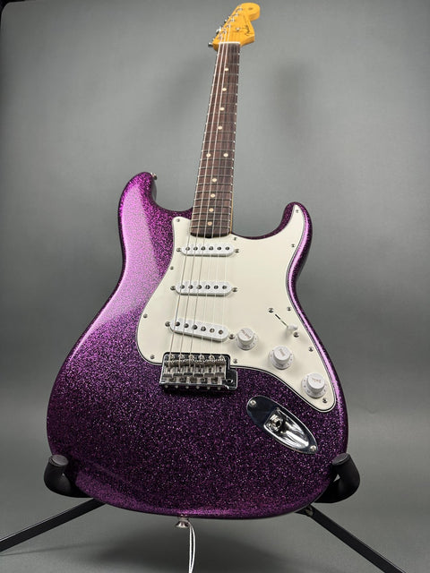 Fender Custom Shop 1960 Stratocaster - Aged Magenta Sparkle - 