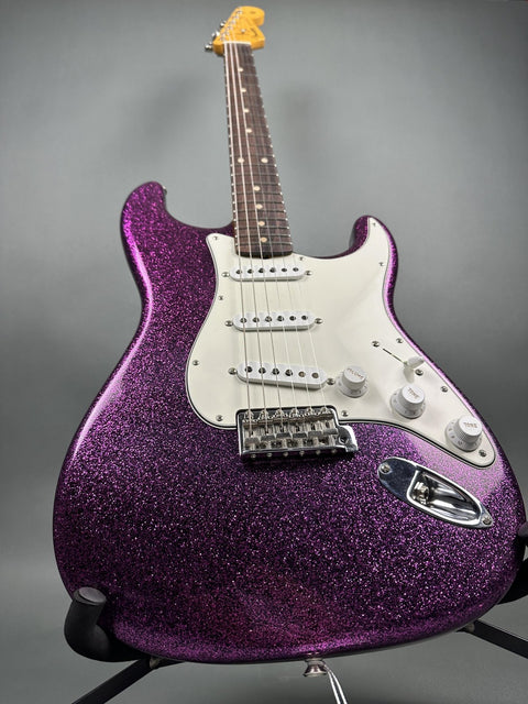 Fender Custom Shop 1960 Stratocaster - Aged Magenta Sparkle - 