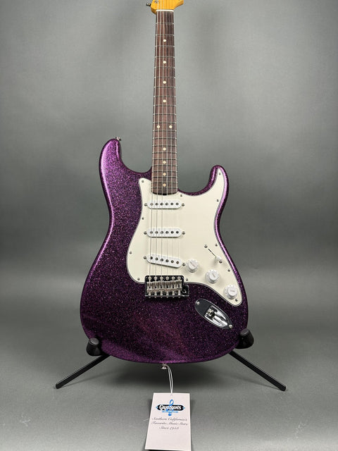 Fender Custom Shop 1960 Stratocaster - Aged Magenta Sparkle - 