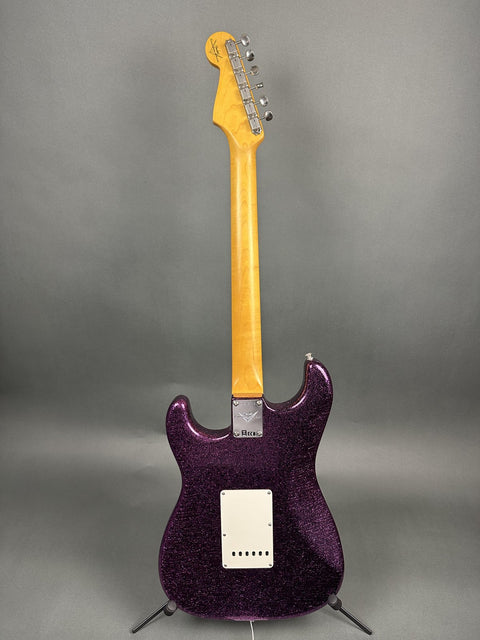 Fender Custom Shop 1960 Stratocaster - Aged Magenta Sparkle - 