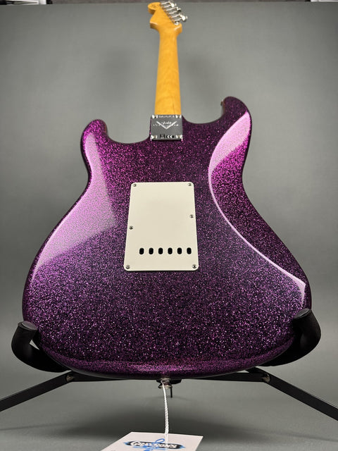 Fender Custom Shop 1960 Stratocaster - Aged Magenta Sparkle - 