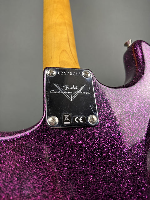 Fender Custom Shop 1960 Stratocaster - Aged Magenta Sparkle - 