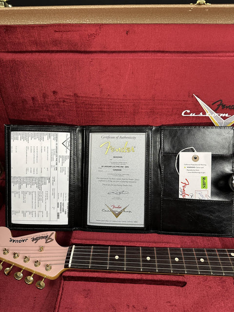 Fender Custom Shop 1962 Jaguar Closet Classic - Shell Pink w/ Gold Hardware