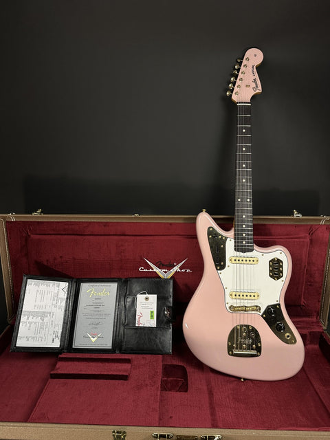 Fender Custom Shop 1962 Jaguar Closet Classic - Shell Pink w/ Gold Hardware